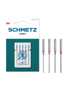 Aguja Schmetz punta bola 130/705 H SUK Surt. Nº70-Nº100, blister de 5 und.