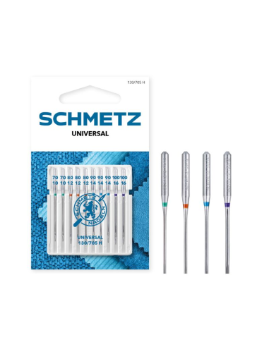 Aguja Schmetz universal T.P. 130/705 H, blister de 10 und.