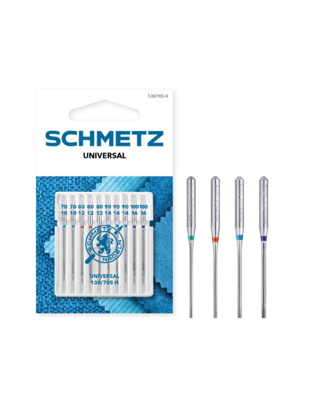 Aguja Schmetz universal T.P. 130/705 H, blister de 10 und.