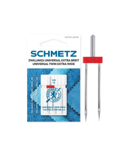 Aguja Schmetz gemela 130/705 H ZWI BR 6.0 mm Nº100, unidad