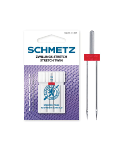 Aguja Schmetz stretch gemela 130/705 HS ZWI 4.0 mm Nº75, unidad