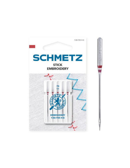 Aguja Schmetz bordar 130/705 HE, blister de 5 und.