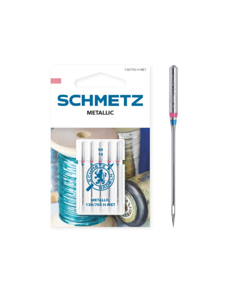 Aguja Schmetz metalic 130 MET, blister de 5 und.