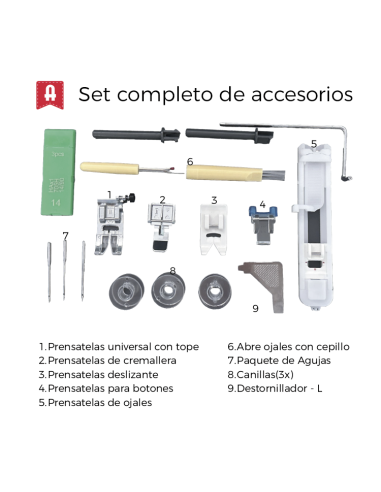 Máquina coser doméstica Alfa Unique Heavy Duty