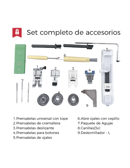 Máquina coser doméstica Alfa Unique Heavy Duty