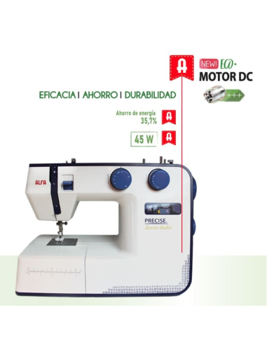 Máquina coser doméstica Alfa Precise Denim Studio