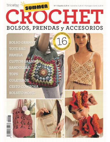 Revista Crochet Bolsos Summer Nº 1
