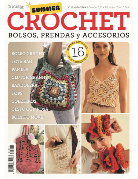 Revista Crochet Bolsos Summer Nº 1