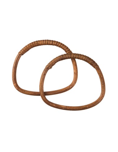 Asas madera-mimbre 14x11 cm MC0150, 2 asas