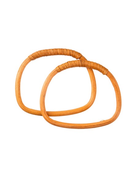 Asas madera-mimbre 14x11 cm MC0150, 2 asas