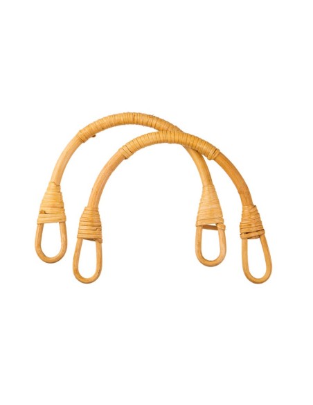 Asas madera-mimbre 17,5x14 cm MC0151, 2 asas