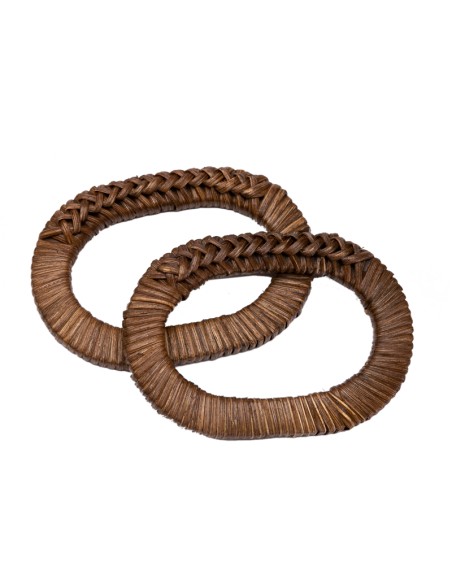 Asas madera-mimbre 13x9.5 cm MC0107, 2 asas