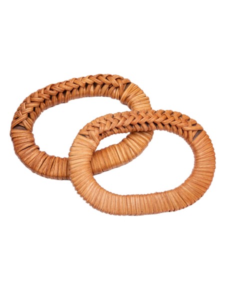 Asas madera-mimbre 13x9.5 cm MC0107, 2 asas
