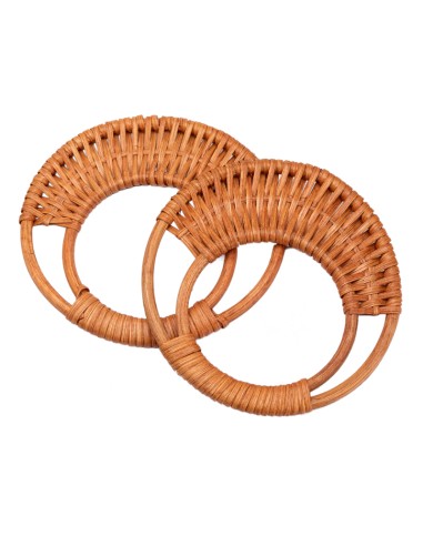 Asas madera-mimbre 17x17 cm MC0109, 2 asas