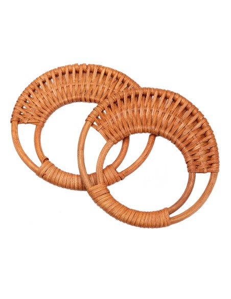 Asas madera-mimbre 17x17 cm MC0109, 2 asas