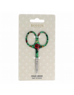 Tijera bordar Bohin Blossom 9 cm Verde 99052 2