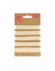 Puntilla algodón surtida 60888, blister