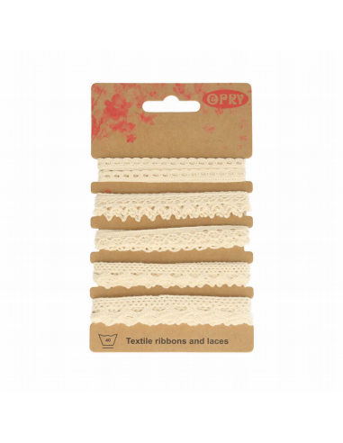 Puntilla algodón surtida 60888, blister