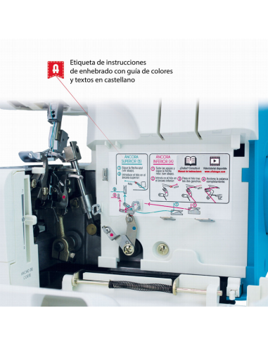 Máquina Alfa Overlock Style 8711 Plus