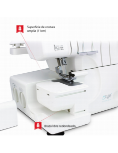 Máquina Alfa Overlock Style 8711 Plus 2