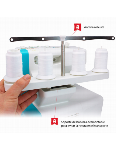 Máquina Alfa Overlock Style 8711 Plus
