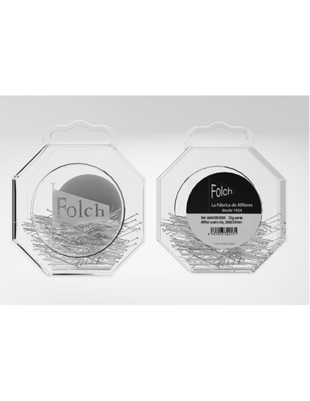 Alfiler acero AAN3850065 05x38 mm, 5 de 25 gr