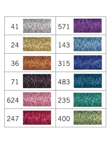 Hilo Gutermann metalizado W331 3.000 m, cono
