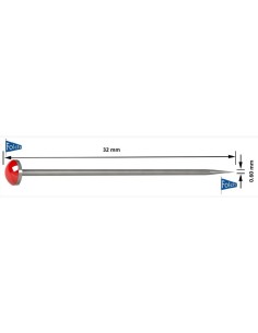 Alfiler acero AAD326025 32 x 0.60 mm, 400 u