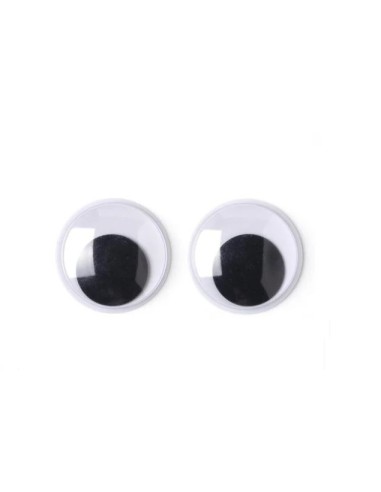 Ojos negros ULL10105 10 mm hobby creative, 20 u