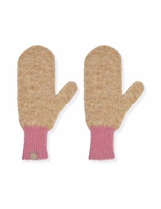 Manopla puño contraste Soxland 13105 02 Camel/Rosa