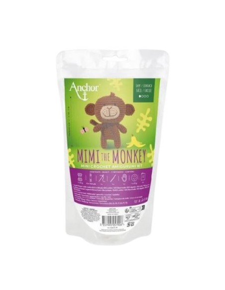 Amigurumis kit Anchor Mimi the Monkey A28C05-XS