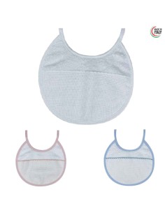 Babero toalla 5703M1 Marbet (18,00 x 17,00 cm), blíster de 3 u
