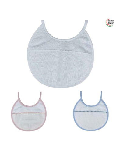 Babero toalla 5703M1 Marbet (18,00 x 17,00 cm), blíster de 3 u
