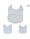 Babero toalla 5703M3 Marbet (18,50 x 20,00 cm), blíster de 3 u