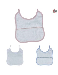 Babero toalla 5703M4 Marbet (19,00 x 20,00 cm), blíster de 3 u