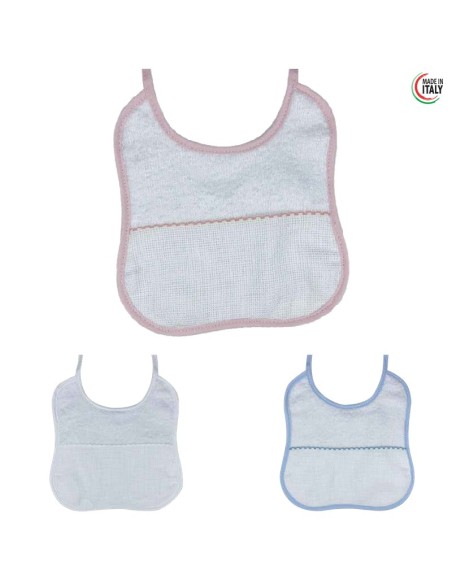Babero toalla 5703M4 Marbet (19,00 x 20,00 cm), blíster de 3 u