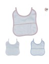 Babero toalla 5703M4 Marbet (19,00 x 20,00 cm), blíster de 3 u