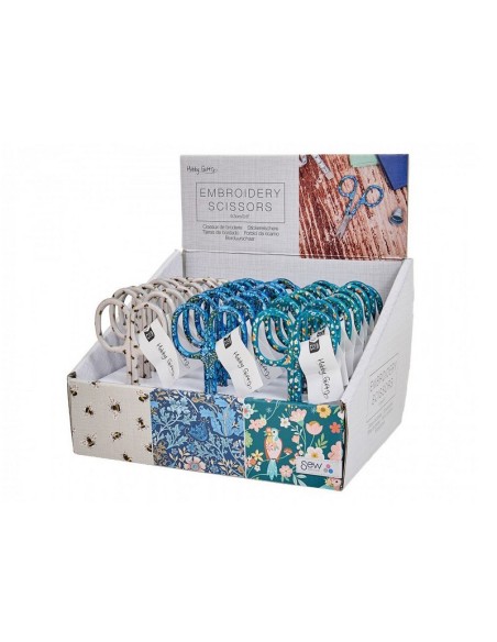 Tijeras costura Hobby Gift MR.4819.1.DB, expositor 24 und.