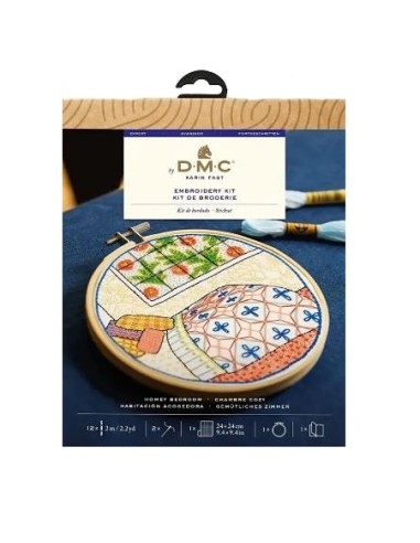 Kit de bordado avanzado DMC Homey Bedroom TB235