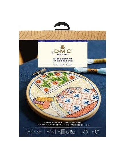 Kit de bordado avanzado DMC Homey Bedroom TB235