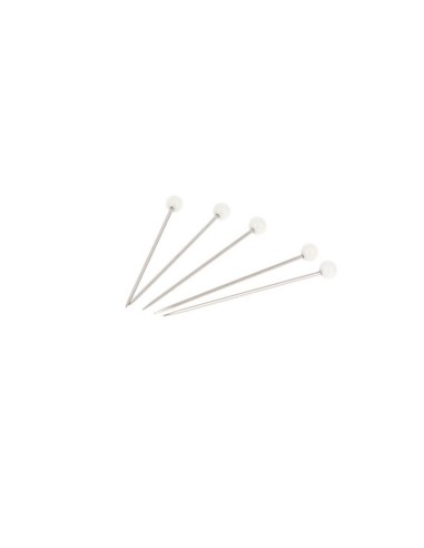 Alfiler cabeza de vidrio Bohin 26083, caja de 80 alfileres