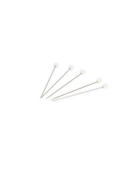 Alfiler cabeza de vidrio Bohin 26083, caja de 80 alfileres
