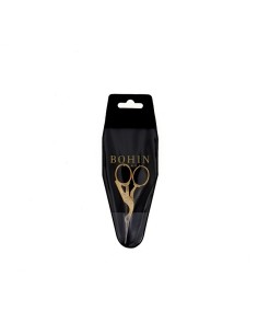 Tijera bordar cigüeña 9 cm oro Bohin 23880