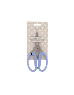 Tijera de precisión microdentada 17,5 cm Azul Bohin 25851