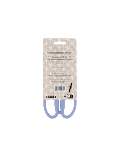 Tijera de precisión microdentada 17,5 cm Azul Bohin 25851