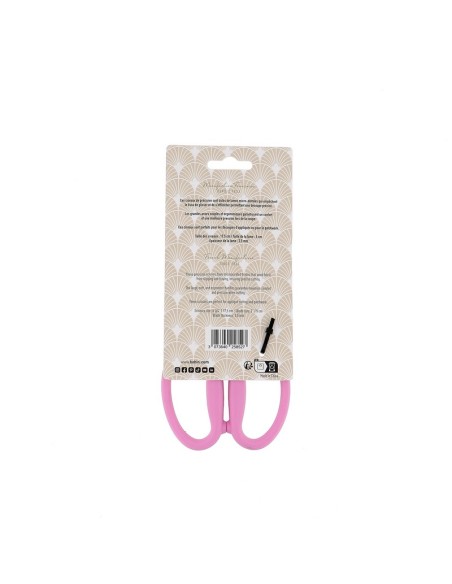 Tijera de precisión microdentada 17,5 cm Rosa Bohin 25852