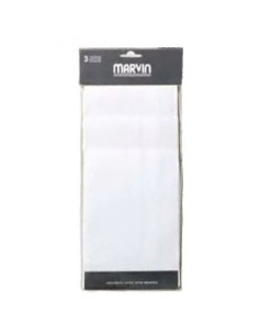 Pañuelo Colombo Marvin (111-52 P L3) 43x43 cm bco, 3 u
