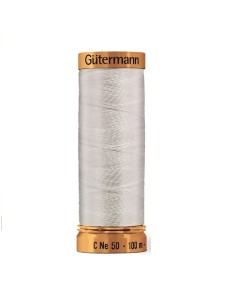 Hilo Gutermann Algodón 100 m C Ne 50, 5 bobinas