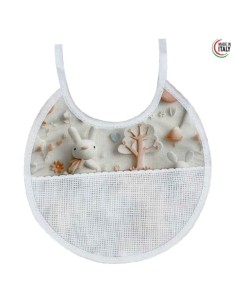 Babero estampado 5704M1 Marbet (18,00 x 17,00 cm), blíster de 3 u