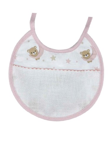 Babero estampado 5704M1 Marbet (18,00 x 17,00 cm), blíster de 3 u